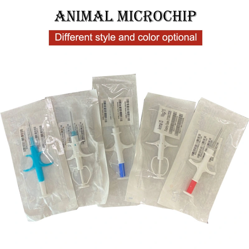 RFID Glass Microchip Tag with Syringe for Animal Management